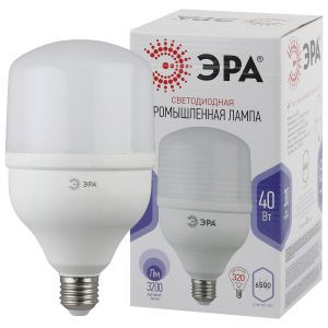 Лампа светодиодная ЭРА STD LED POWER T120-40W-6500-E27 E27 / Е27 40 Вт колокол хoлодный дневной свет