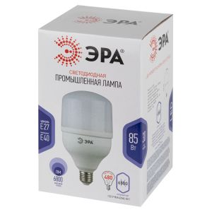 Лампа светодиодная ЭРА STD LED POWER T140-85W-6500-E27/E40 Е27 / Е40 85Вт колокол холодный дневной свет Лампа светодиодная ЭРА STD LED POWER T140-85W-6500-E27/E40 Е27 / Е40 85Вт колокол холодный дневной свет