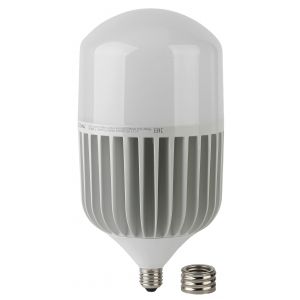 Лампа светодиодная ЭРА STD LED POWER T160-100W-4000-E27/E40 Е27 / Е40 100 Вт колокол нейтральный белый свет Лампа светодиодная ЭРА STD LED POWER T160-100W-4000-E27/E40 Е27 / Е40 100 Вт колокол нейтральный белый свет