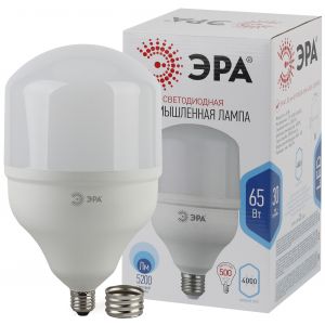 Лампа светодиодная ЭРА STD LED POWER T160-65W-4000-E27/E40 Е27 / Е40 65 Вт колокол нейтральный белый свет Лампа светодиодная ЭРА STD LED POWER T160-65W-4000-E27/E40 Е27 / Е40 65 Вт колокол нейтральный белый свет