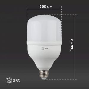 Лампа светодиодная ЭРА STD LED POWER T80-20W-2700-E27 E27 / Е27 20 Вт колoкол теплый белый свет