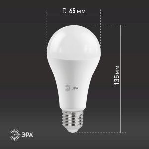 Лампочка светодиодная ЭРА STD LED A65-21W-840-E27 E27 / Е27 21Вт груша нейтральный белый свет