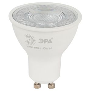 Лампочка светодиодная ЭРА STD LED Lense MR16-8W-827-GU10 GU10 8Вт линзованная софит теплый белый свет