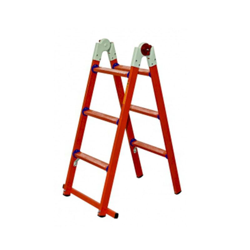Лестница-стремянка-подмость трансформер стеклопластиковая ЛСПТД-1,5 П (Н-4,8/2,35/1,5м, 12ступ, 18кг)