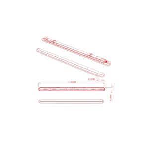 Линейный светодиодный светильник ЭРА SPP-201-0-65K-048 48Вт 6500К 4500Лм IP65 1500 матовый