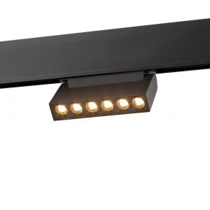 Магнитный трековый светильник ЭРА TRM20-4-11-6W3K-B для системы NOVA 48V 6Вт 3000К направленный свет черный Магнитный трековый светильник ЭРА TRM20-4-11-6W3K-B для системы NOVA 48V 6Вт 3000К направленный свет черный