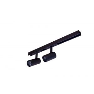 Магнитный трековый светильник ЭРА TRM20-6-10W4K-B для системы NOVA 48V 10Вт 4000К направленный свет черный