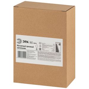 Магнитный трековый светильник ЭРА TRM20-6-15W3K-B для системы NOVA 48V 15Вт 3000К направленный свет черный