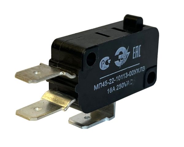 МП45-22-10113-00УХЛ3, миниатюрный, перекидной контакт 1НО-1НЗ, толкатель