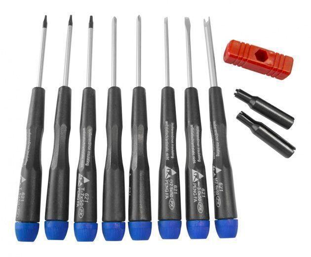 Набор отверток 621A в футляре (11+1) Набор отверток 621A в футляре (11+1)