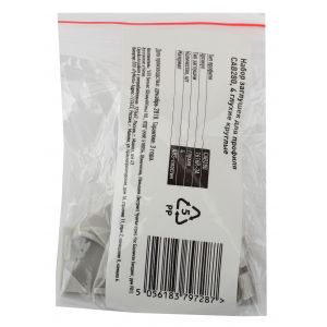 Набор заглушек ЭРА 1616R-3A для профиля CAB280 4 глухие круглые (500/15000) Набор заглушек ЭРА 1616R-3A для профиля CAB280 4 глухие круглые (500/15000)