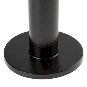 Накладка на опору металлическую ЭРА черная круглая