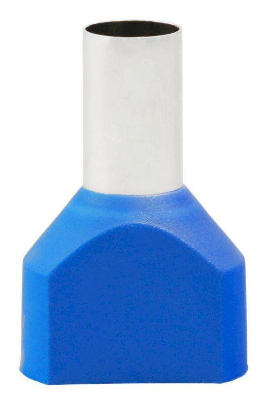 Наконечник штыревой втулочный изолирован. двойной НШвИ2 16-14 (100 шт.)