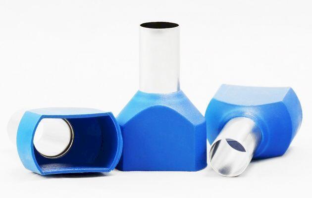 Наконечник штыревой втулочный изолирован. двойной НШвИ2 16-14 (100 шт.)