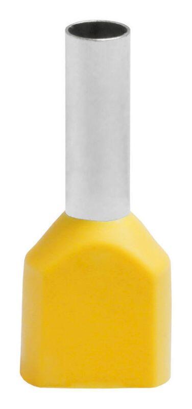 Наконечник штыревой втулочный изолирован. двойной НШвИ2  4-12  (100 шт.)