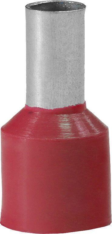 Наконечник штыревой втулочный изолированный НШвИ  10-12  (100 шт.)