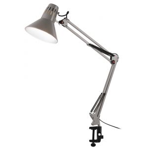 Настольный светильник ЭРА N-121-E27-40W-GY Е27 на струбцине серый Настольный светильник ЭРА N-121-E27-40W-GY Е27 на струбцине серый