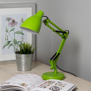 Настольный светильник ЭРА N-123-E27-40W-GR Е27 с основанием зеленый Настольный светильник ЭРА N-123-E27-40W-GR Е27 с основанием зеленый