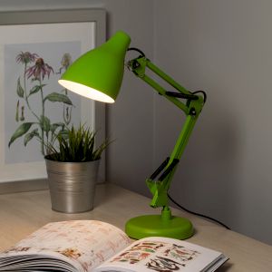 Настольный светильник ЭРА N-123-E27-40W-GR Е27 с основанием зеленый Настольный светильник ЭРА N-123-E27-40W-GR Е27 с основанием зеленый