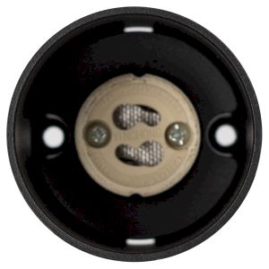 OL15 GU10 BK Подсветка ЭРА светильник накладной под GU10, черный (40/1600)