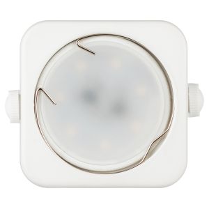 OL3 GU10 WH Подсветка ЭРА Накладной, белый (50/900)