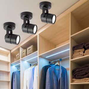 OL4 GU10 BK Подсветка ЭРА Накладной, черный (50/900)