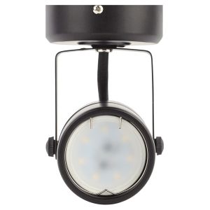 OL4 GU10 BK Подсветка ЭРА Накладной, черный (50/900)