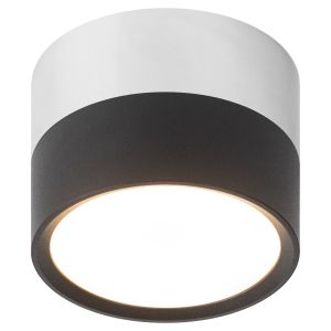 OL7 GX53 BK/CH Подсветка ЭРА Накладной под лампу Gx53, алюминий, цвет черный+хром (40/1440)