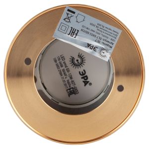 OL7 GX53 GD/CH Подсветка ЭРА Накладной под лампу Gx53, алюминий, цвет золото+хром (40/1440)