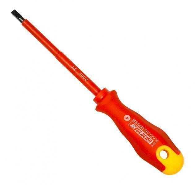 Отвертка диэлектрическая 6х125 шлиц Отвертка диэлектрическая 6х125 шлиц