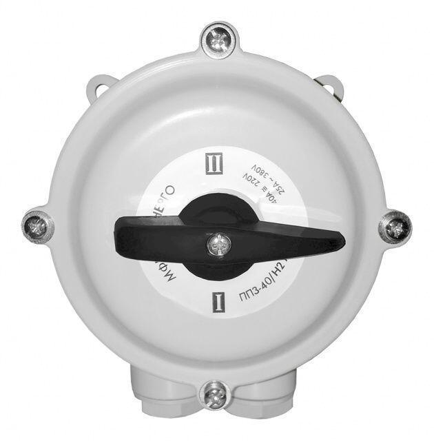 Пакетный переключатель ПП 3х 40/Н2 IP56 пластик Пакетный переключатель ПП 3х 40/Н2 IP56 пластик