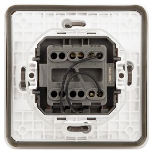 Переключатель ЭРА Эксперт 11-1527-01 с подсветкой IP55, 10АХ-250В, СУ, белый