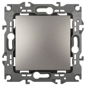 Переключатель ЭРА Серия 12 12-1103-16 , 10АХ-250В, титан Переключатель ЭРА Серия 12 12-1103-16 , 10АХ-250В, титан