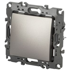 Переключатель ЭРА Серия 12 12-1103-16 , 10АХ-250В, титан Переключатель ЭРА Серия 12 12-1103-16 , 10АХ-250В, титан