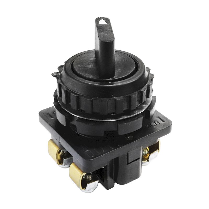 Переключатель управления ПЕ 011/1 2з+0р, 10А, диаметр посадочного отверстия 30мм,УХЛ3, IP40 Переключатель управления ПЕ 011/1 2з+0р, 10А, диаметр посадочного отверстия 30мм,УХЛ3, IP40