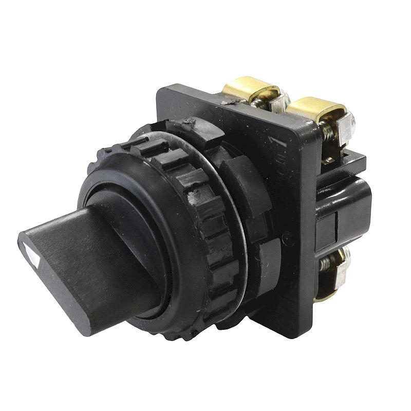 Переключатель управления ПЕ 011/1 2з+0р, 10А, диаметр посадочного отверстия 30мм,УХЛ3, IP40 Переключатель управления ПЕ 011/1 2з+0р, 10А, диаметр посадочного отверстия 30мм,УХЛ3, IP40