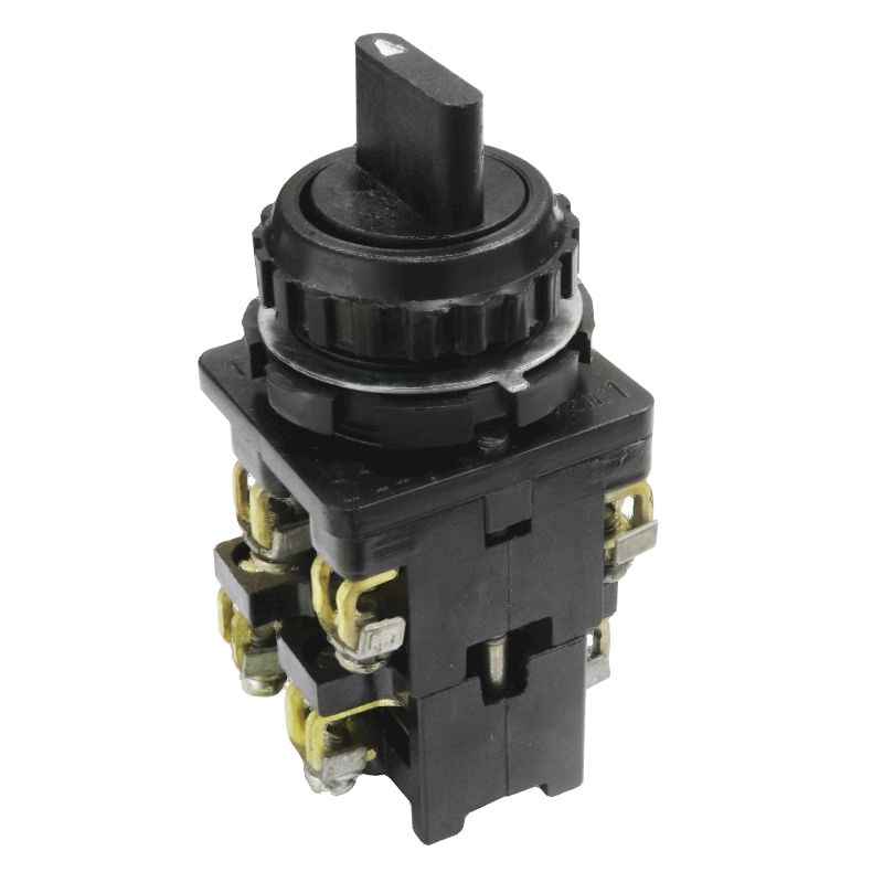 Переключатель управления ПЕ 022/2 3з+1р, 10А, диаметр посадочного отверстия 30мм, УХЛ3, IP40 Переключатель управления ПЕ 022/2 3з+1р, 10А, диаметр посадочного отверстия 30мм, УХЛ3, IP40