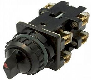 Переключатель управления ПЕ 082/1   4з+0р, 10А, диаметр посадочного отверстия 30мм, УХЛ3, IP54