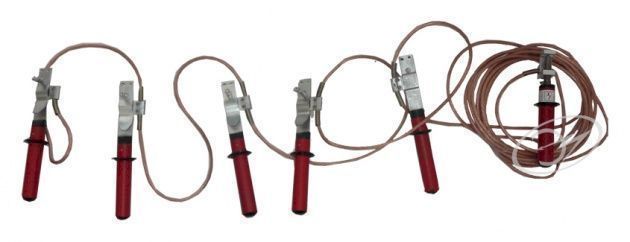 Переносное заземление ЗПЛ -1 с заземл. спуск. для ВЛ до 1кВ (35 кв. мм) Переносное заземление ЗПЛ -1 с заземл. спуск. для ВЛ до 1кВ (35 кв. мм)