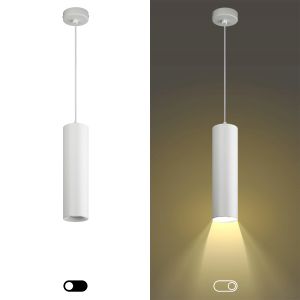 PL1 GU10 WH 300 Подсветка ЭРА подвесной, GU10, D80*300мм, белый (20/240)