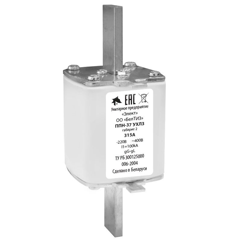 Плавкая вставка ППН37 УХЛ3 315А габ.2 Плавкая вставка ППН37 УХЛ3 315А габ.2