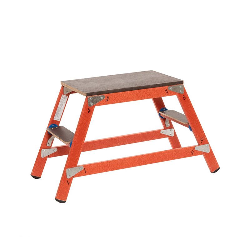 Подмость диэлектрическая стеклопластиковая ССД-0,9 П (Н-0,9м, 4ступ, 14,5кг)