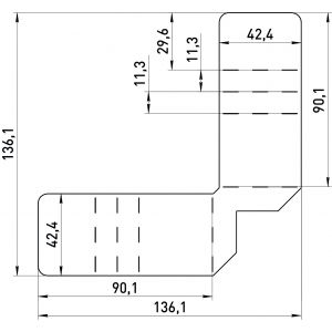 Подвесное крепление ЭРА SPL-FIX4 для потолков Грильято серии SPL-540 4 шт Подвесное крепление ЭРА SPL-FIX4 для потолков Грильято серии SPL-540 4 шт