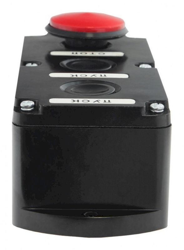 Пост кнопочный ПКЕ 212-3   У3 красный гриб IP40