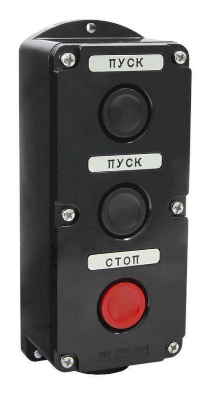 Пост кнопочный ПКЕ 222-3 У2  IP54