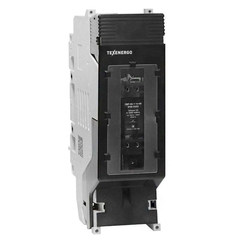 Предохранитель-выключатель-разъединитель ПВР-4А-1-1п-00 IP30 УХЛ3 1000-1600А Предохранитель-выключатель-разъединитель ПВР-4А-1-1п-00 IP30 УХЛ3 1000-1600А