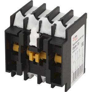 Приставка ЭРА PRO KPK10-13-E ПКИ-13 дополнительные контакты 1з+3р Приставка ЭРА PRO KPK10-13-E ПКИ-13 дополнительные контакты 1з+3р