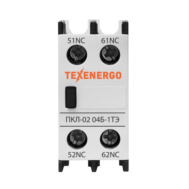 Приставка контактная ПКЛ-02 04Б-1ТЭ 10А 0НО+2НЗ Теxenergo белая