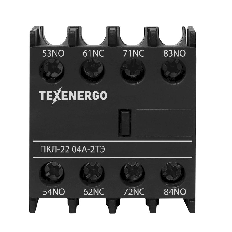 Приставка контактная ПКЛ-22 04А-2ТЭ 10А 2НО+2НЗ Теxenergo черная