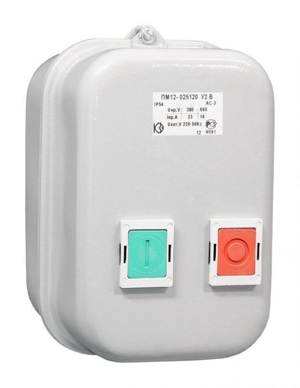 Пускатель магнитный ПМ12-025120 У2 В  220В  3з  КЗЭ